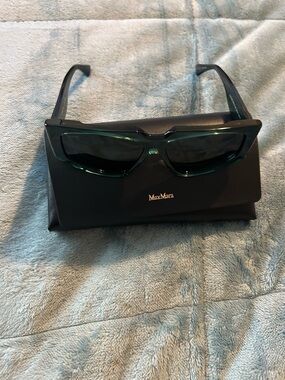 MaxMara Dark Teal Cat-Eye Sunglasses